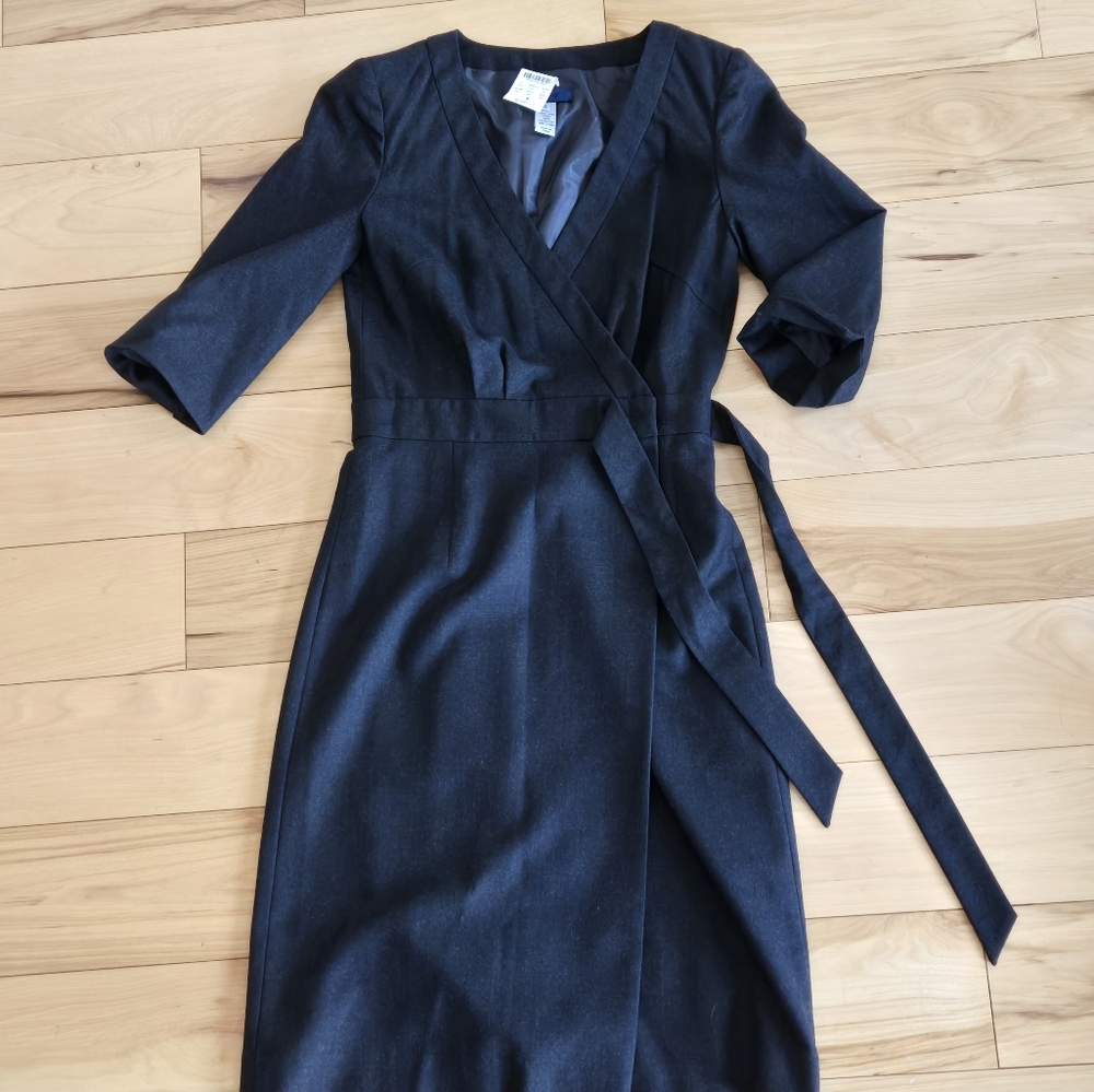 JCrew dress with wrap/tie front